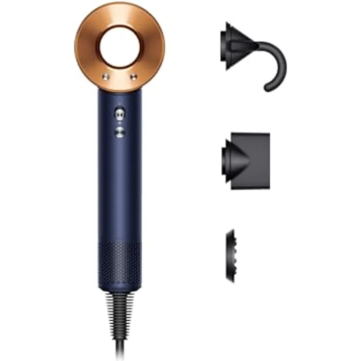 DYSON Supersonic™ Haartrockner, 1600 Watt, intelligente Temperaturregulierung, Nachtblau/Kupfer – Bild 1