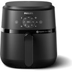 Philips Airfryer 2000 Series, Heißluftfritteuse mit 4,2L, digitalem Touchscreen, 13 Garoptionen, 9 voreingestellten Funktionen, 1500W Leistung, schwarz