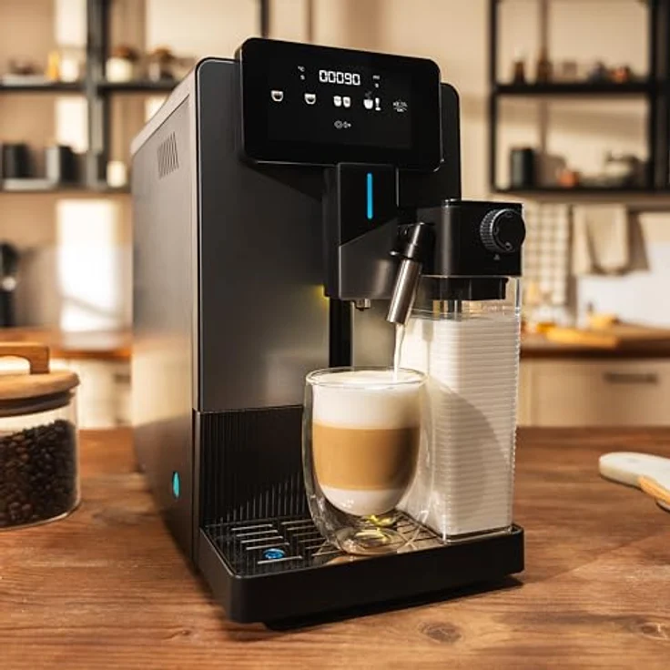 Cecotec Kaffeemaschine Cremmaet Latte 19Bar Inox, vollautomatische Espressomaschine mit 1,1 L Wassertank für Kaffeebohnen – Bild 5