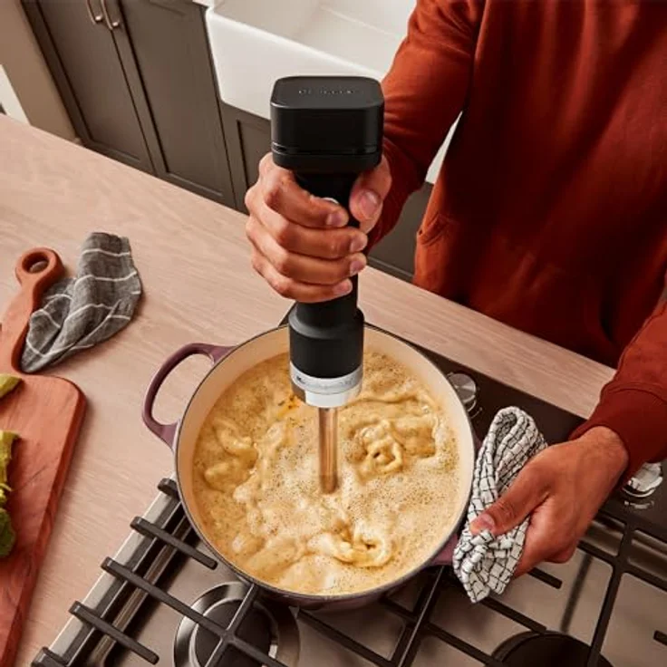 KitchenAid Stabmixer 5KHBRV05BM, Go Cordless Stabmixer mit Zubehör, blau – Bild 5