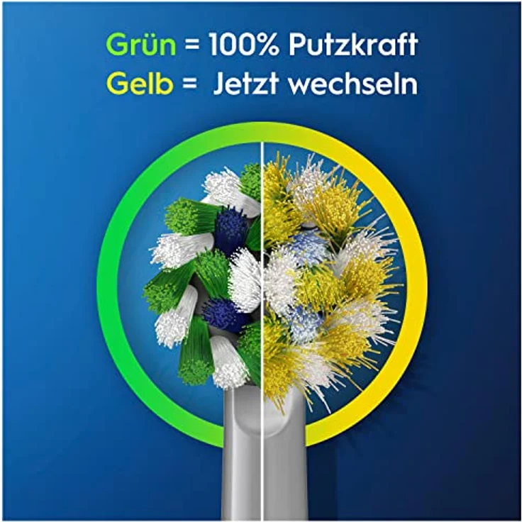 Oral-B CrossAction CleanMaximiser 10er Aufsteckbürste, weiß – Bild 4