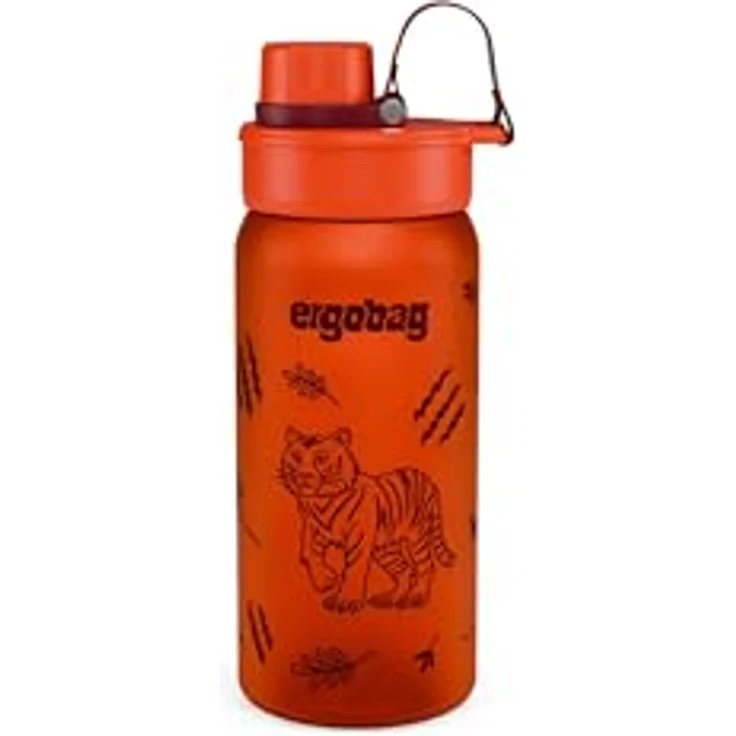 ergobag Trinkflasche, auslaufsicher und kohlensäuregeeignet, 0,5 Liter, BPA-frei – Bild 1