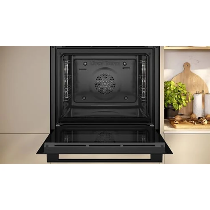 Neff Backofen-Set B1CCC0AK3 + T16SBN1L0, Einbau-Backofen mit CircoTherm®, 71 l Volumen, Elektrokochfeld mit 4 Kochzonen, Schwarz – Bild 6