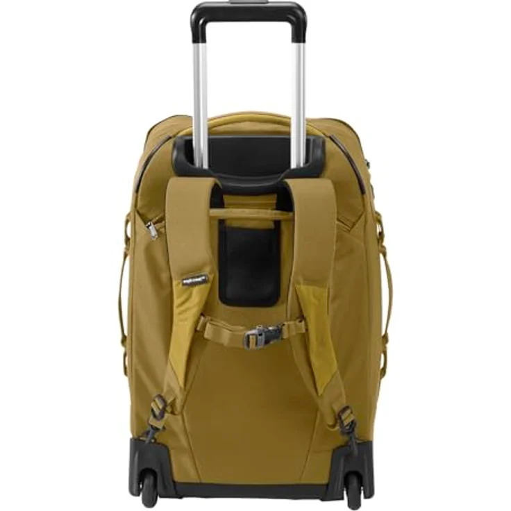 Eagle Creek Expanse Rollkoffer, erweiterbares Hauptfach, verstaubare Rucksackgurte, Gold (2-Räder) – Bild 4
