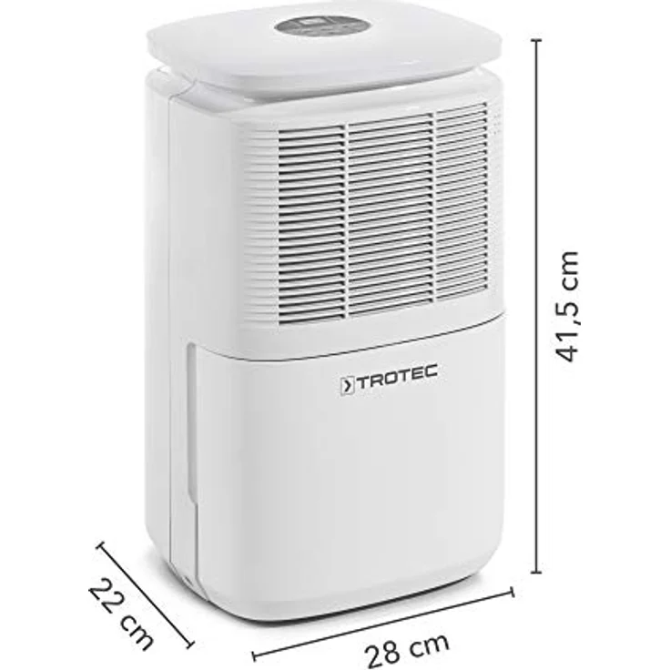 TROTEC Raumentfeuchter TTK 30 E, 12 L/Tag, für Räume bis 15 m², mit Autoabschaltung und hygrostatgesteuerter Entfeuchtungsautomatik – Bild 3