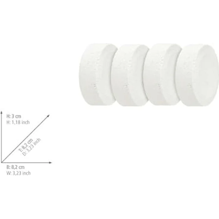 WENKO 50210100 Feuchtigkeitskiller Nachfüllpack, Luftentfeuchter, 4 x 250 g, Calciumchlorid – Bild 3