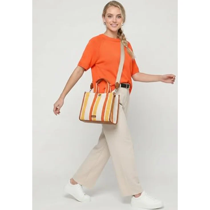 EMILY & NOAH Shopper E&N Jasmin, Handtasche mit abnehmbarem Umhängeriemen und praktischer Bag in Bag Funktion, schwarz – Bild 2