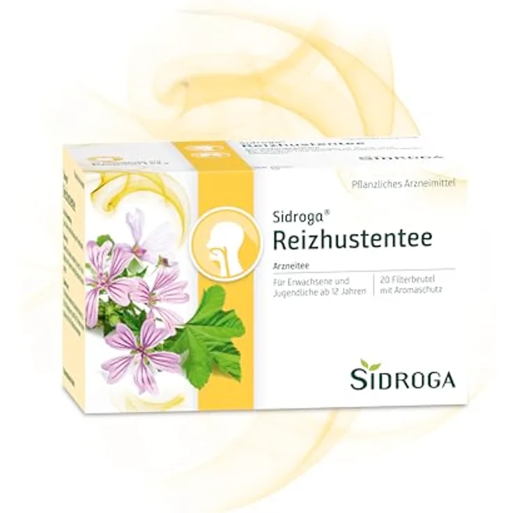 Sidroga Reizhustentee Filterbeutel, 20x0,9 g, wirksam bei Schleimhautreizungen im Mund- und Rachenraum