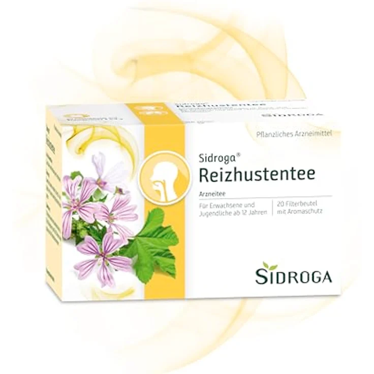 Sidroga Reizhustentee Filterbeutel, 20x0,9 g, wirksam bei Schleimhautreizungen im Mund- und Rachenraum – Bild 1