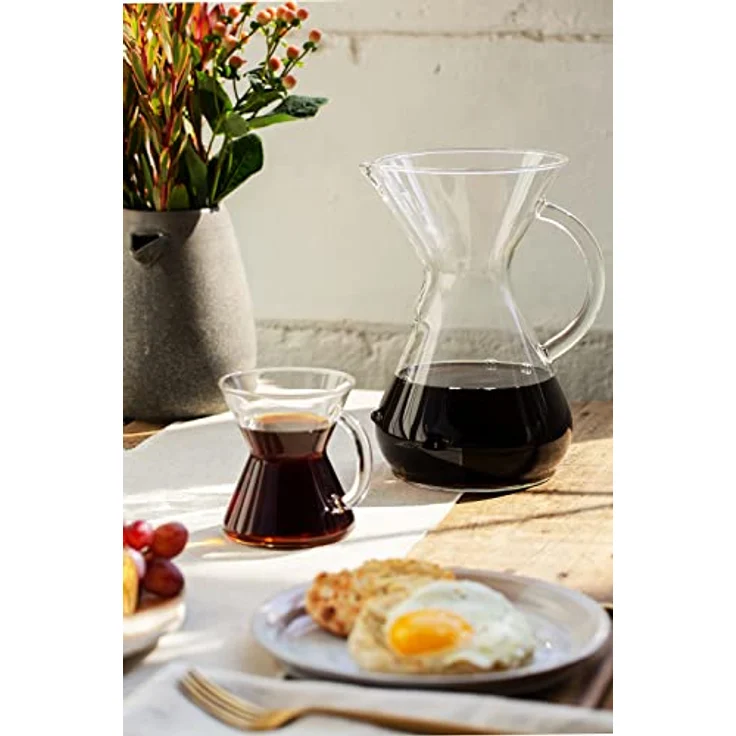 Kaffeekaraffe mit Glasgriff 10 Tassen – Bild 6