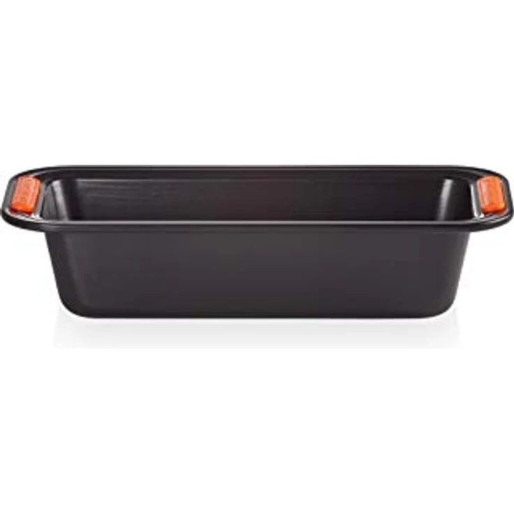 Le Creuset Antihaft Kastenform, Rechteckig, 30 x 11,5 x 7 cm, PFOA-frei, Sauerteigbeständig, Aus Karbonstahl gefertigt, Anthrazit-Orange – Bild 4