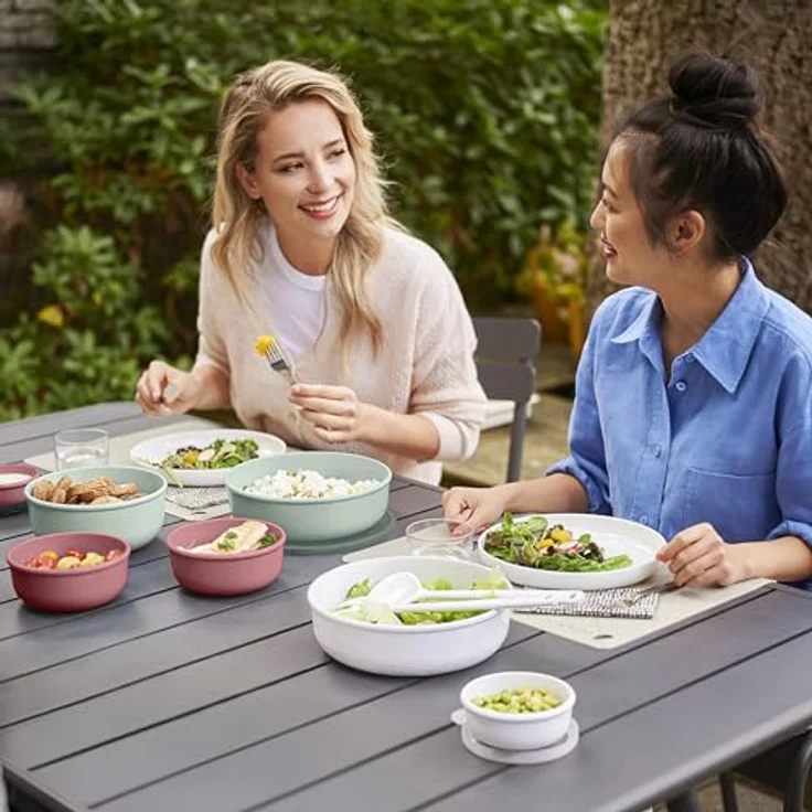 Mepal Mikrowellengeschirrset 3-teilig Lumina - Aufbewahrungsbox - 250 + 750 + 1500 ml - Nordic black – Bild 3