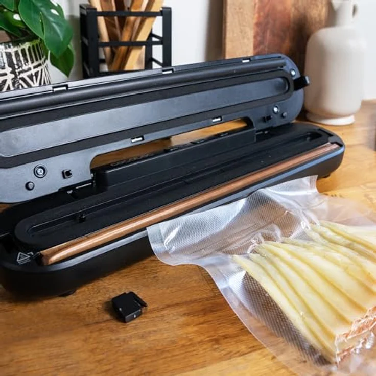 Cecotec Sealvac Easy Magnetik, Vakuumiergerät in Schwarz mit 90 Watt Leistung und benutzerfreundlicher Steuerung – Bild 4
