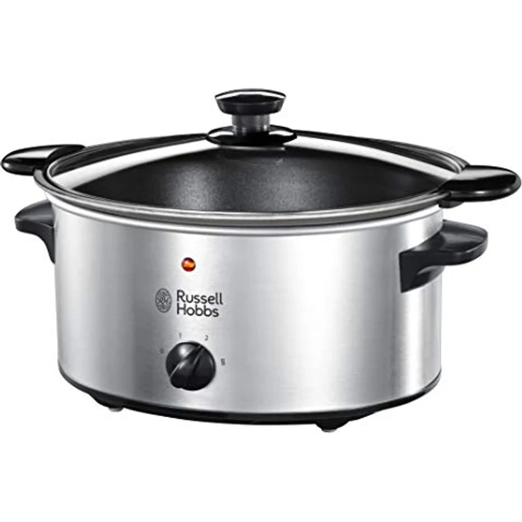 Russell Hobbs Slow Cooker, Schongarer, 3 Temperatureinstellungen, 3.5l, 160 Watt, CookHome Slowcooker 22740-56 – Bild 2