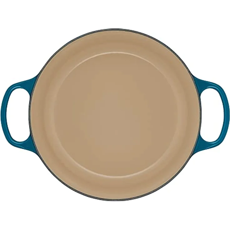 Le Creuset Signature Bräter, rund, 26 cm, deep teal – Bild 4