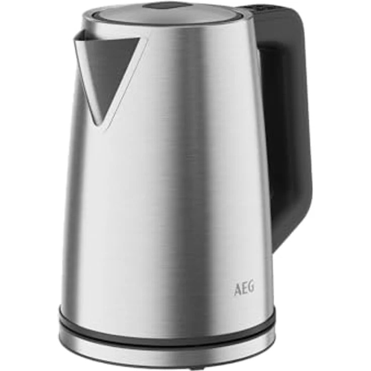 AEG K5-1-6ST Wasserkocher, 2400 Watt, 1,7 Liter, Kalkfilter entnehmbar, Wasserstandsanzeige, Warmhaltefunktion, silber – Bild 3