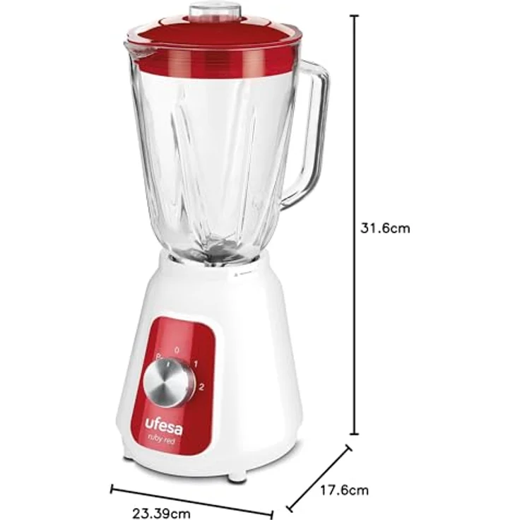 UFESA BS4717 Standmixer 1,5 L 1500W Rot – Bild 7