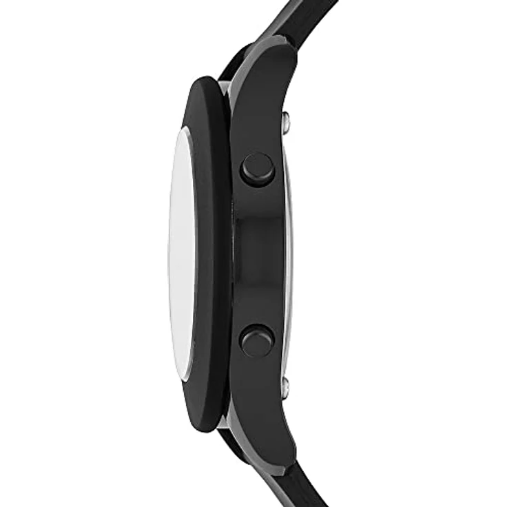 Skechers Rosencrans, Digitale Damenuhr mit 37 mm schwarzem Polycarbonat-Gehäuse und Silikonarmband, wasserdicht bis 50 m, SR6141 – Bild 2