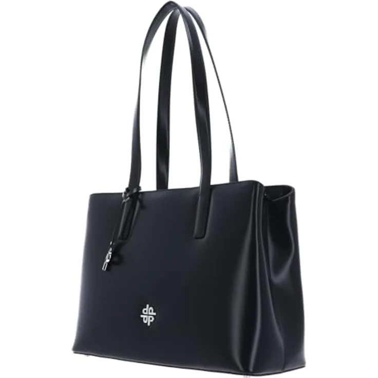 Picard Shopper Black Tie, eleganter Damen-Shopper aus glattem, glänzendem Rindleder, schwarz, 37 x 14 x 27 cm – Bild 2