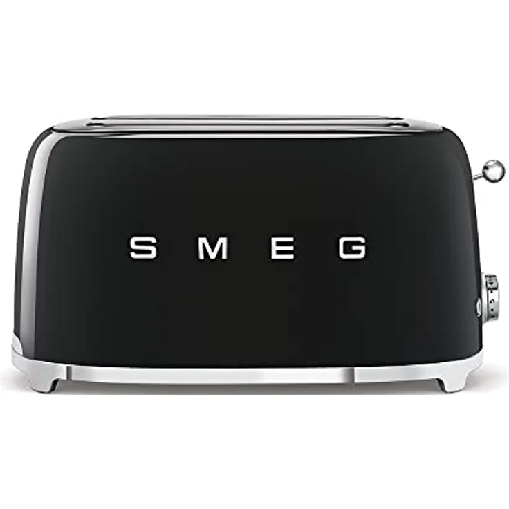 Smeg TSF02BLEU 4-Scheiben-Toaster, 1500W, 6 Bräunungsstufen, schwarz – Bild 2
