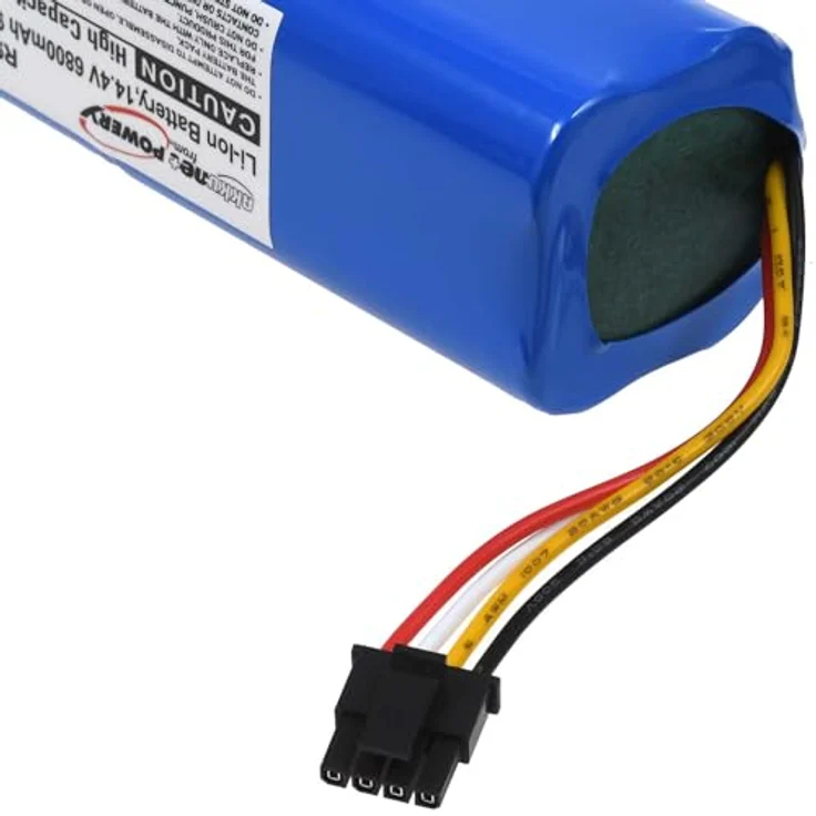 akku-net Powerakku für Xiaomi Roborock S552-00 Saugroboter, 14,4V, Li-Ion, Blau, hohe Kapazität 6800mAh/98Wh – Bild 3