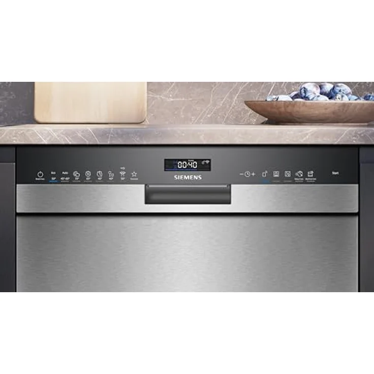 Siemens iQ500, Unterbau-Geschirrspüler, 60 cm, Edelstahl, SN45ES07CE – Bild 3
