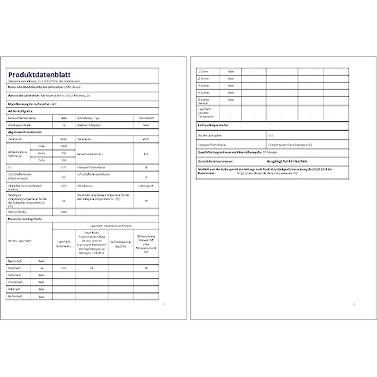 Caso WineSafe 43 Weinkühlschrank, freistehend, 43 Flaschen, Energieklasse G – Bild 6