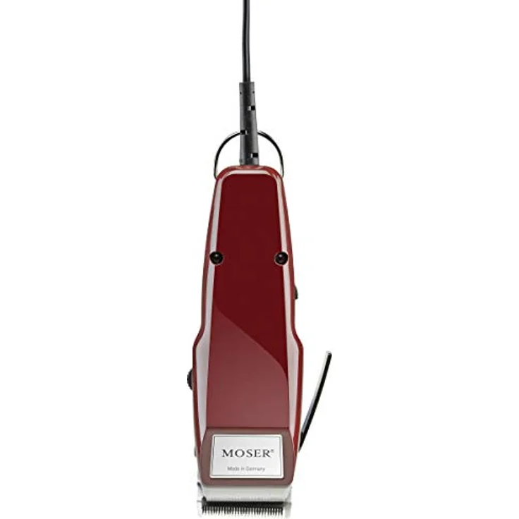 Moser 1400 Haarschneider für Männer, clipper, mit Kabel, mit Zubehör, mit 5 arretierbaren Positionen (0,7 bis 3 mm), vier Führungskämme | 1er Pack – Bild 3