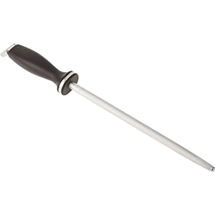 Zwilling Wetzstahl aus geriffeltem, hoch karbonisiertem und hartverchromtem Stahl, 26 cm, Schwarz [Made in Germany] – Bild 3