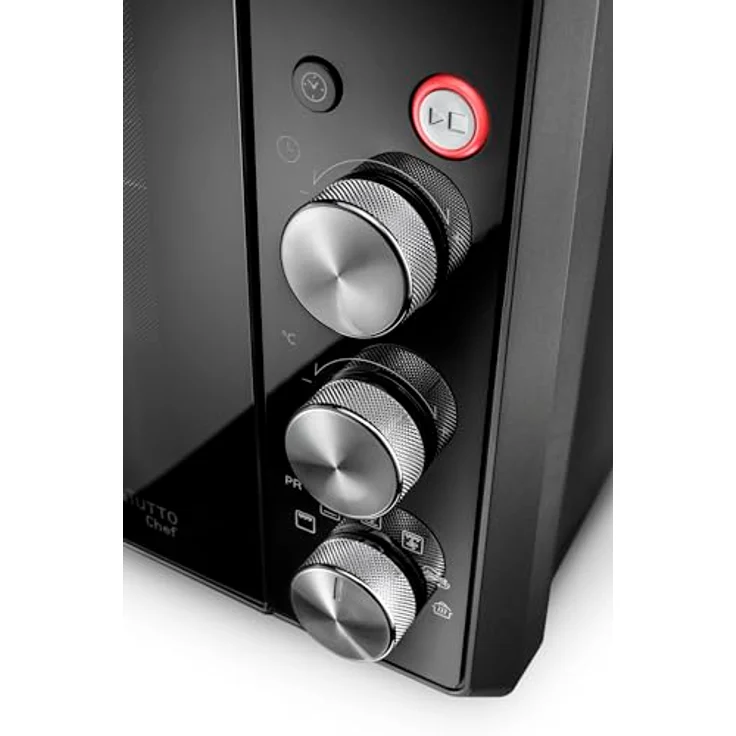 De'Longhi DO34326 Sfornatutto, Elektrobackofen Kleinbackofen 34L, Heißluftbeheizung, 2000 Watt, schwarz – Bild 7