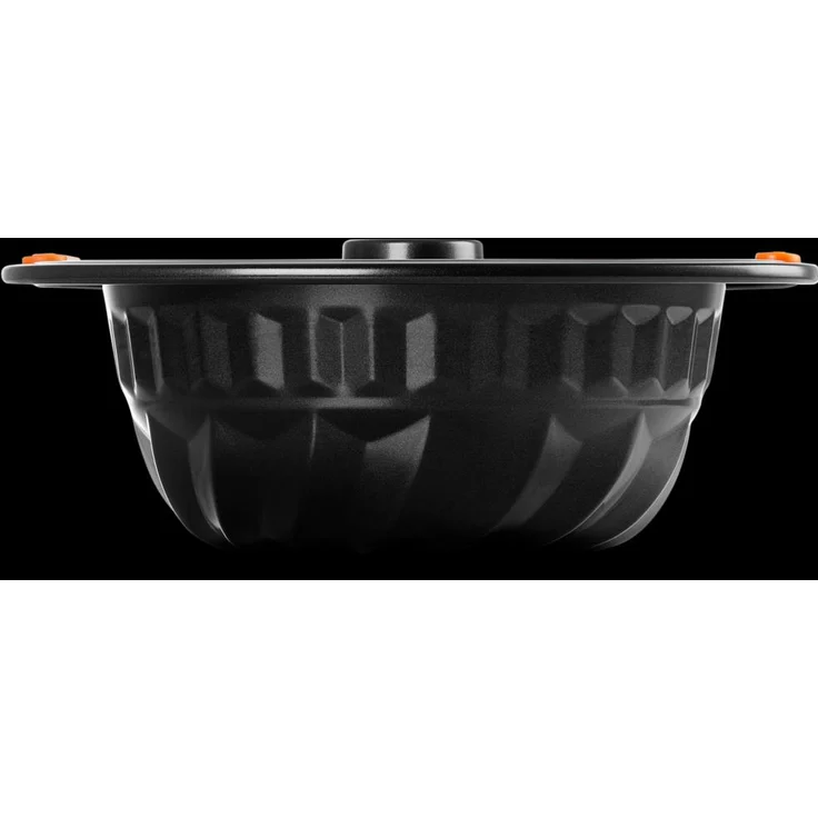 Le Creuset Gugelhupfform Ø 22 cm, Stahl mit Antihaftbeschichtung, Schwarz