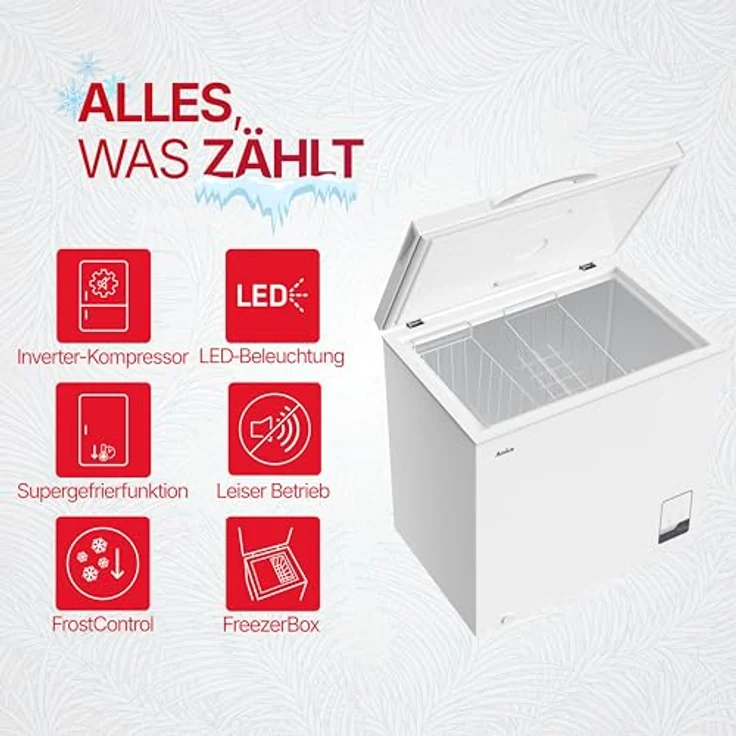 Amica GT 313 105 W Gefriertruhe, freistehend, Energieklasse E – Bild 5