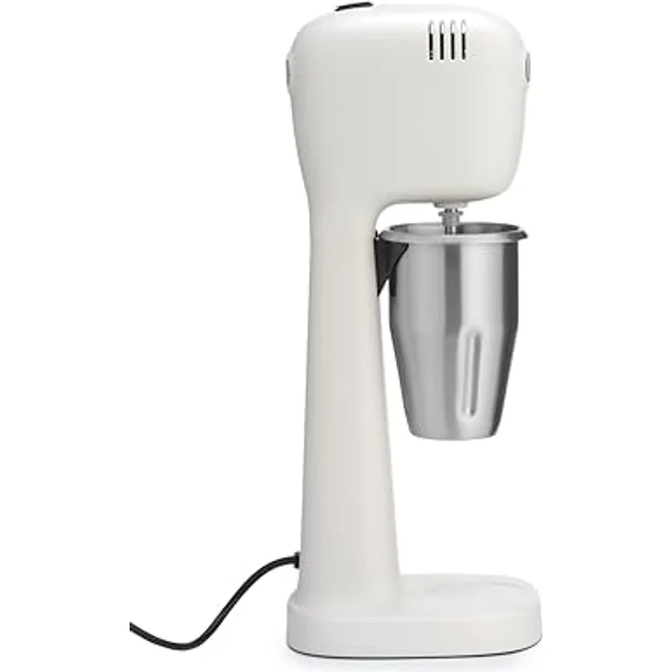 HENDI Milkshake Mixer von Bronwasser, BPA-frei, 230V/400W, Edelstahl-Rührbecher 0,5L, Weiß – Bild 4