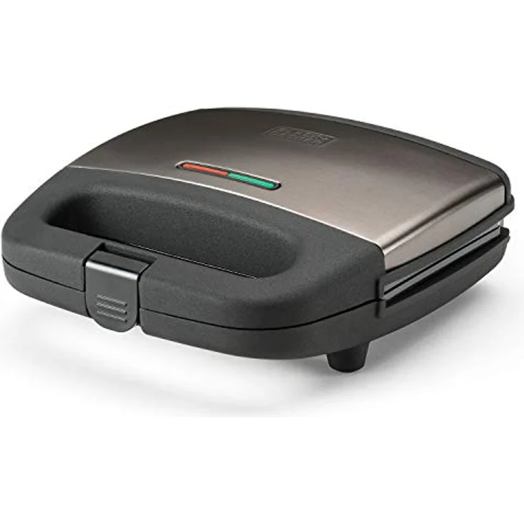 Black+Decker BXSA750E Sandwichmacher, 750 W, Edelstahl, Edelstahl – Bild 2