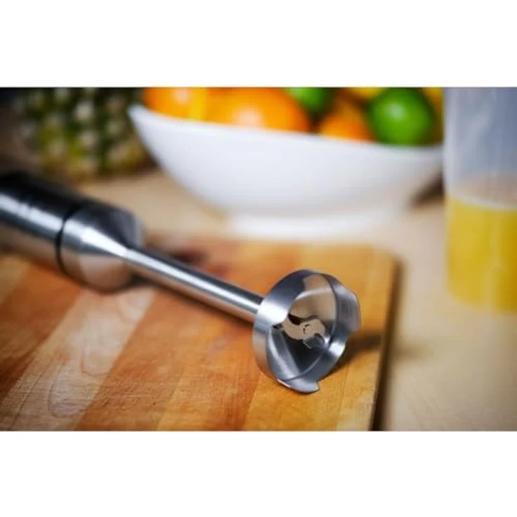 Eldom Stabmixer, Elektrischer Stabmixer aus rostfreiem Stahl, 12 Geschwindigkeiten & Turbo-Taste, 1000W Leistung, silber/schwarz – Bild 3