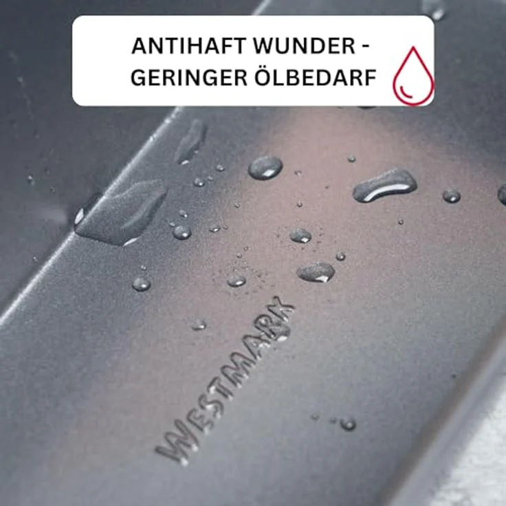 Westmark Königskuchenform, Länge: 25 cm, Antihaftbeschichtet, Kaltgewalzter Stahl, Back-Klassiker, Anthrazit, 31842270 – Bild 5