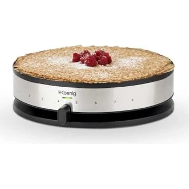 H.Koenig KREP29 Crêpegerät, 33 cm, Antihaftbeschichtung, Schwarz – Bild 3