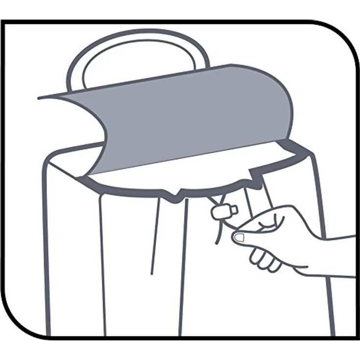 Gimi Trolley Argo, 37,0 x 33,0 x 95,5 cm (B x T x H), 45 l Fassungsvermögen, 30 kg Traglast, blau – Bild 4