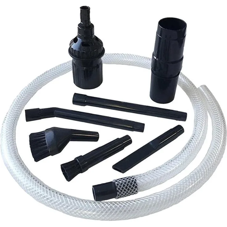 Trade-Shop Staubsaugerdüsen-Set Mini-Düsen 8in1, Zubehör für Staubsauger mit 30-38 mm Saugrohr, passend für AEG, Bosch, Electrolux, Miele uvm., (8-tlg)