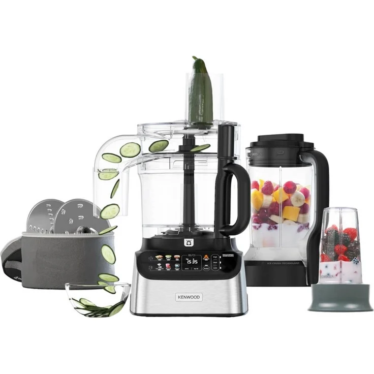 KENWOOD Küchenmaschine FDM73.850SS MultiPro OneTouch - 1000 Watt Standmixer - digitale Waage - silber/schwarz - Preisvergleich – Bild 1