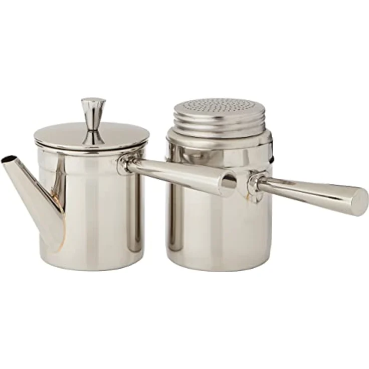 Ilsa Napoletana Kaffeemaschine, Edelstahl, Silber, für 1-2 Tassen – Bild 2