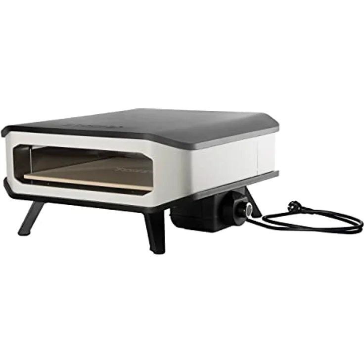 Cozze® 17" Elektro-Pizzaofen mit Pizzasten und Frontabdeckung 230V/2200W – Bild 2
