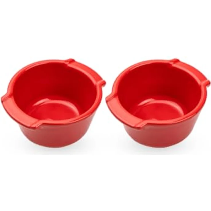 PEUGEOT Mini Auflaufform APPOLIA 11cm Rot, keramik, ofenfest, stapelbar, für Mikrowelle und Gefrierschrank – Bild 2