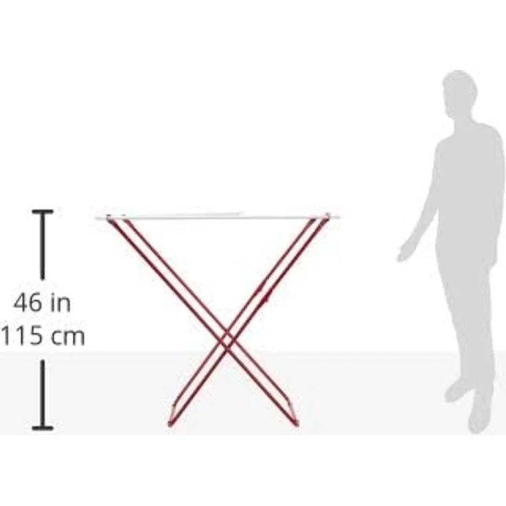 Gimi Top Wäscheständer aus Stahl, 20 Meter Leinenlänge – Bild 8