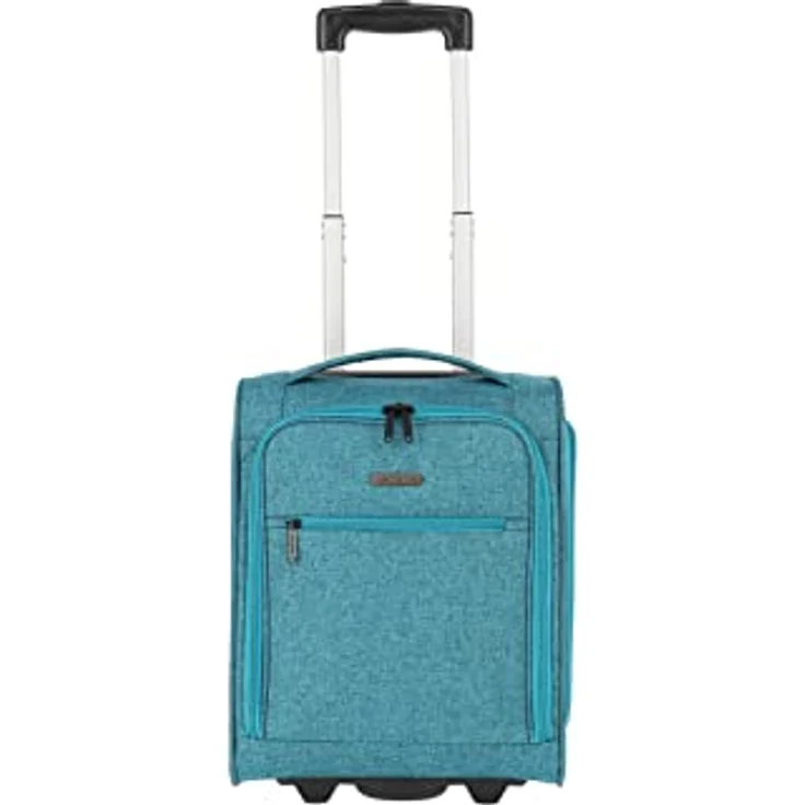 travelite 2-Rad Handgepäck Koffer mit Liquids Bag erfüllt IATA Bordgepäck Maß, Gepäck Serie CABIN Underseat: Kompakter Weichgepäck Trolley, 43 cm, 28 Liter, Leicht|Teleskopgriff – Bild 2