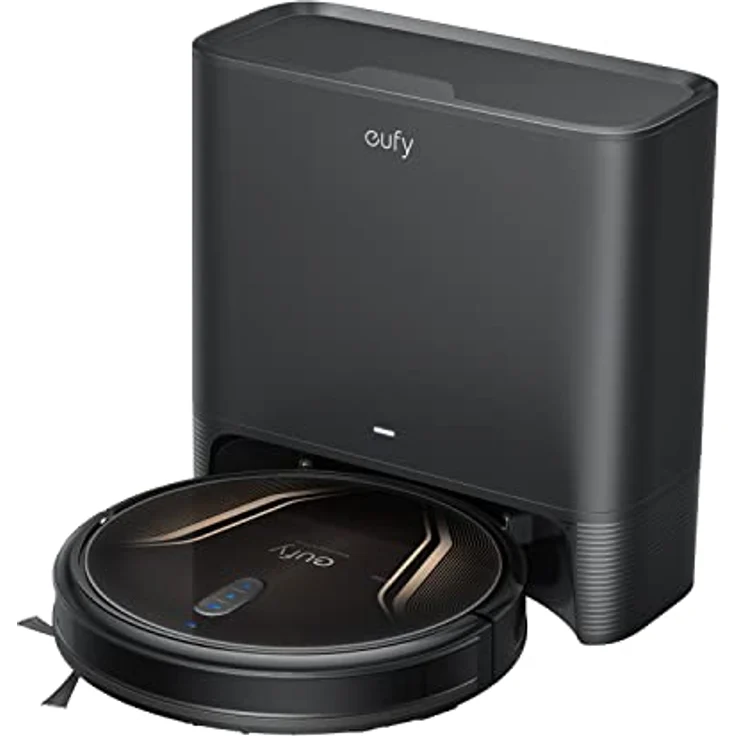eufy Clean Saugroboter mit Absaugstation G40 Hybrid+, Saugroboter mit Wischfunktion, 2.500Pa Saugkraft, WLAN Funktion, Planbare Saugroute, Ultra dünnes Design, Perfekt für tägliche Reinigung – Bild 1