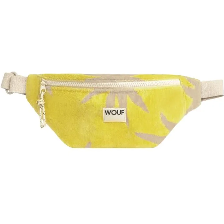 Wouf Gürteltasche 32 cm, 100% Baumwolle, gelb, Fuerteventura Design