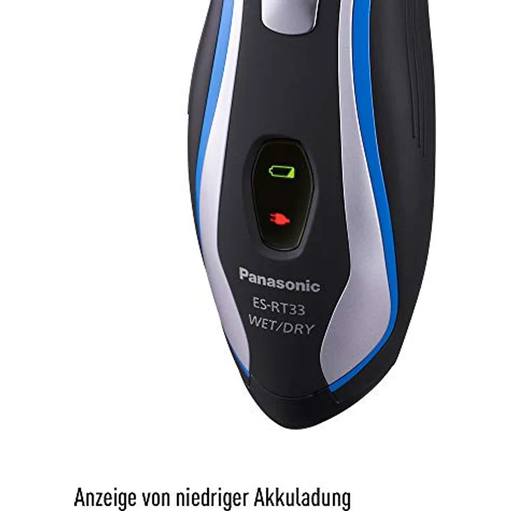 Panasonic Nass/Trocken-Rasierer ES-RT33-S503 mit 3 Scherelementen, 10.000 Schwingungen/Min., silber/schwarz – Bild 4