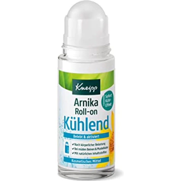 Kneipp Arnika Roll-on Kühlend - Massageroller lindert Verspannungen & Schmerzen im Nacken, in Schultern, Rücken & Muskeln - ideales Entspannungs-Eisgel für Sport & Arbeit Dank Sofort-Kühleffekt - 50ml – Bild 5