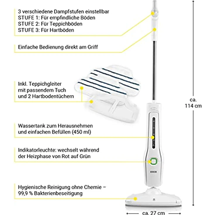 N8WERK Dampfbesen Moonlight White Edition – Bild 3